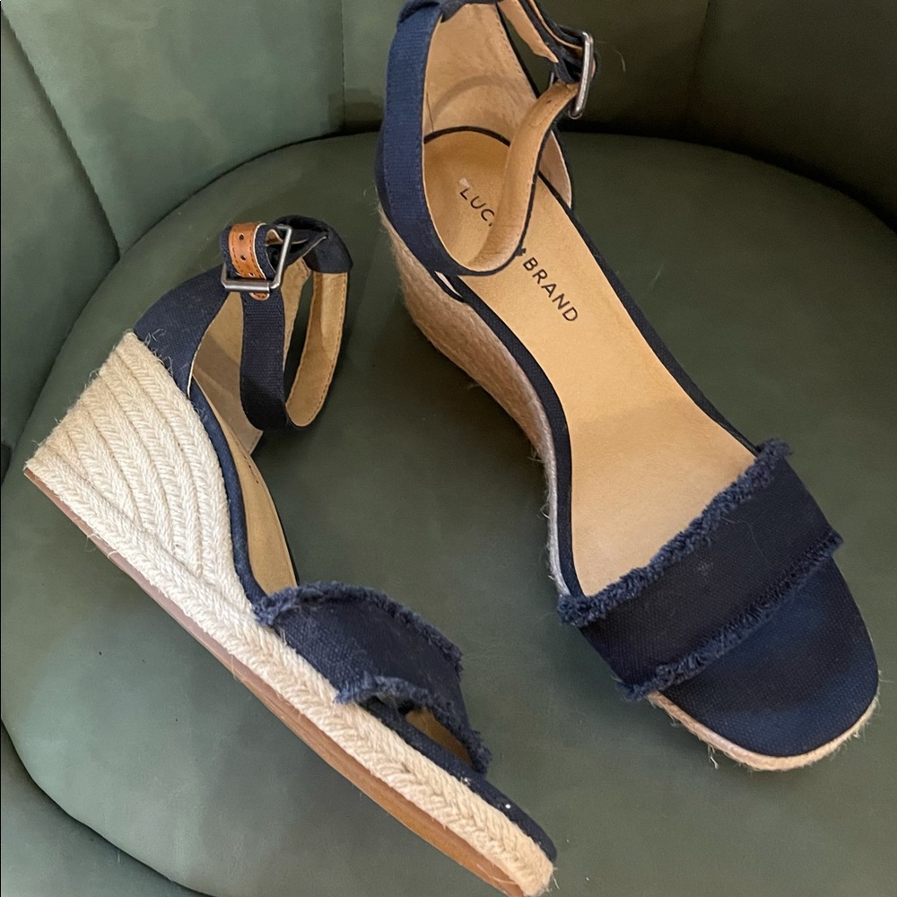LUCKY BRAND Espadrille Wedge Sandals